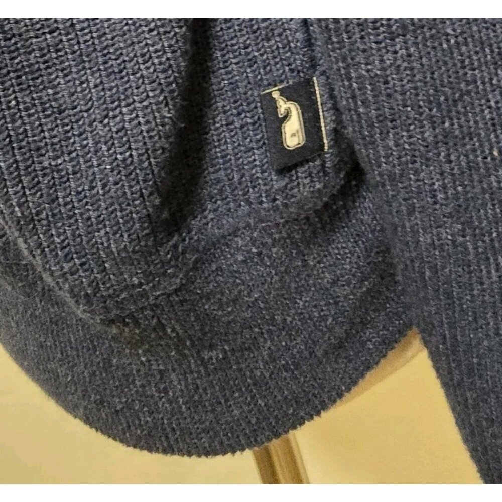 Vineyard Vine Hooded Sweater Womens‎ Size Small Blue Cotton Knit Blend - Picture 6 of 7